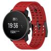 Turnwin Bands Compatible with Suunto 9 Peak Pro/Suunto Vertical Strap, Replacement Adjustable Soft Silicone Sports Wristbands for Men Women (Red) view 1