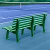 Vermont Tennis Court Bench - 3 & 4 Seater | Standard or Backless (Standard, Green, 4 Seater) view 3