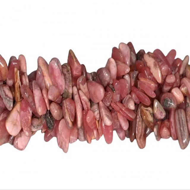 13-15MM Rhodochrosite Gemstone Stick Pebble Chip Loose Beads 7.5 inch CHIK-STNRD-28652