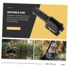 1pc Portable Fishing Rod Holder Plastic Fishing Tool for Easy Carrying Smooth Surface Design Compatible Various Rods view 2