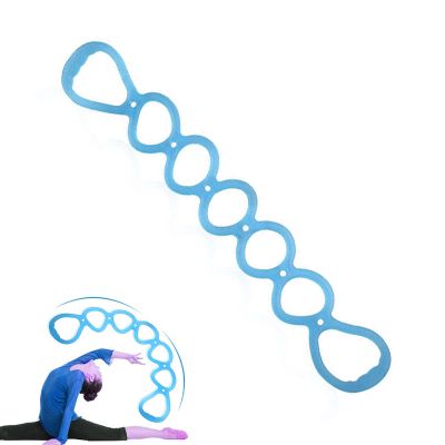 7 Ring Stretch Resistance Exercise BandBetterJonny Workout Bands Yoga Stretching,Foot,Leg and Arm Exerciser for Home or Fitness Center Workout Walking Exercise