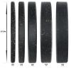260LB Bumper Plate High Bounce Bumper Weight Plate with Steel Insert Strength Training Weight Lifting Plate Olympic Weight Plate view 2