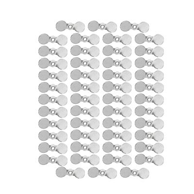 harayaa 50Pieces/Set Fishing Propeller Blade Lures Making Sturdy Durable DIY Propeller Sequins Fly Tying Material for Fishing, Style B S