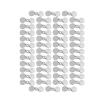 harayaa 50Pieces/Set Fishing Propeller Blade Lures Making Sturdy Durable DIY Propeller Sequins Fly Tying Material for Fishing, Style B S view 1