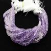 AAA Natural Shaded Amethyst Heishi Washer Beads, 6-6.5MM Amethyst Gemstone Beads, 8 Inch Shaded Amethyst Wheel Beads CHIK-STNRD-27610 view 2