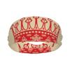 red Crown Printed Men's Sports Headbands Women Workout Sweatbands Moisture Wicking Hair Bands Travel Fitness Basketball view 2