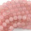 10mm Pink Rose Quartz Round Beads 15" Strand CHIK-STNRD-28100 view 1