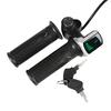 1 Pair Electric Bike Throttle Grips with Led Display 36V Electric Bike Speed Control Handle for Electric Bike Scooters view 1
