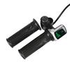 1 Pair 48V Electric Bicycle Throttle Handle Waterproof LED Power Display for Electric Bicycle Scooter view 1