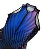 UNBIT Cycling Suit Women's Triathlon Sleeveless Clothing Jumpsuit Summer Quick-Drying Bodysuit Riding Suit With Pockets (Color : B, Size : S) view 2