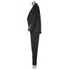 ZYXTIM 2 Piece Suit Sets for Women Blazer Double Button Long Sleeve Blazer & High Waist Pants Slim Fitted Business Outfits Black view 4