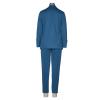 ZYXTIM 2 Piece Suit Sets for Women Blazer Double Button Long Sleeve Blazer & High Waist Pants Slim Fitted Business Outfits view 3