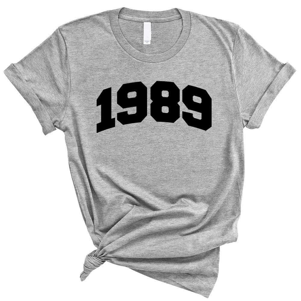 Collegiate 1989 Shirt Unisex 2X-Large Grey