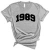 Collegiate 1989 Shirt Unisex 2X-Large Grey view 1