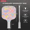 VINSGUIR Pickleball Paddles Set, Pickleball Paddle Set of 2 Rackets and 4 Balls for Outdoor and Indoor, Lightweight Pickleball Racquet with Portable Pickleball Bag for Men and Women view 2