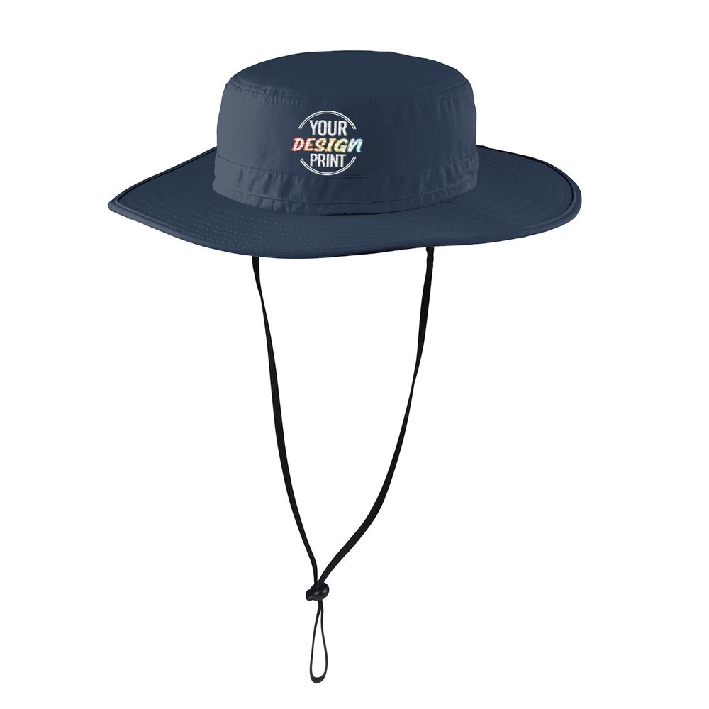 Custom Boonie Hat Digital Design Your Own Text Personalized Sun Hat Navy