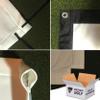 SPECTRUM GOLF SIMULATORS Poly Spacer Golf Screen for Sports Screen (120X108) (120 X 108 Unhemmed) view 2