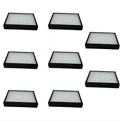 8 Pack of 14 x 8 x 1.5 Riker Display Cases Box for Collectibles Arrowheads Jewelry & Trade Shows