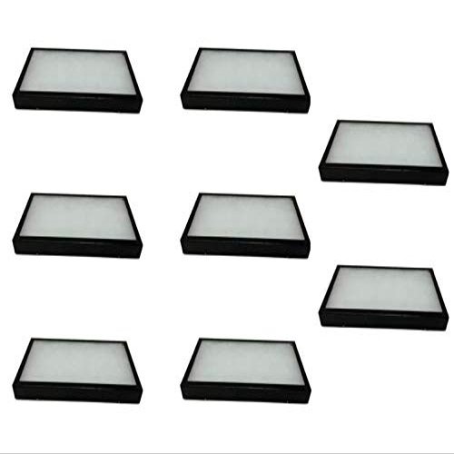 8 Pack of 14 x 8 x 1.5 Riker Display Cases Box for Collectibles Arrowheads Jewelry & Trade Shows