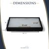 8 Pack of 14 x 8 x 1.5 Riker Display Cases Box for Collectibles Arrowheads Jewelry & Trade Shows view 2
