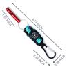2 Packs Emergency Survival Whistle with Compass Braided Paracord Keychain with Carabiner Multifunctional Survial Keychain Whistle Compass for Outdoor Hiking Trveling Hunting Boating Fishing view 2