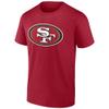 Fanatics Men's Christian McCaffrey Scarlet San Francisco 49ers Player Icon Name & Number T-Shirt view 2