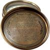 Nautical 2 inches Vintage Compass Replica Brass Pocket Transit Compass - Robert Frost Poem view 4
