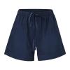 Plus Size Shorts for Women Summer Casual Lightweight Loose Shorts Womens Cute Dressy High Waisted Beach Hot Shorts S-5XL Navy view 4