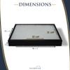 5 Pack of 16 x 12 x 2 Riker Display Cases for Collectibles Arrowheads & Trade Shows view 2