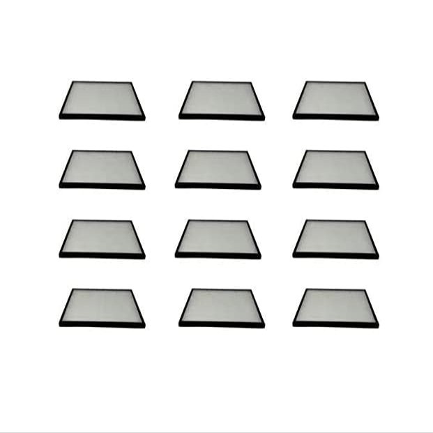 12 Pack of 20 x 14 x 0.75 Riker Display Cases for Collectibles Arrowheads Jewelry & Trade Shows