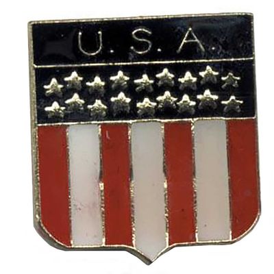USA Shield Bike Motorcycle Hat Cap Lapel Pin HP4767