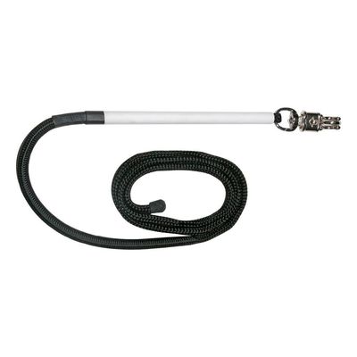 Dura-Tech No Chew Safety Stretch Cross Tie | Color Black | Innovative Horse Stable Accessory | No Chew Design | Stretch & Strength | Quick Release | Equestrian Must-Have