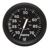 Faria Boat Speedometer Gauge SE9553B | Euro Black 70 Knots view 1