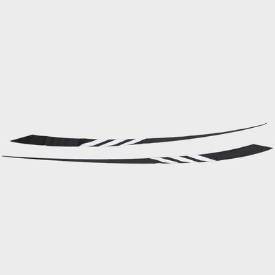Chaparral Boat Decals 14.01976 | Black Clear 142 Inch Sticker (Set of 2)