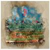 Boston Red Sox Poster Baseball Art Print Braves MLB Print 16x20 Inches on Pro Grade Paper Watercolor Style view 1