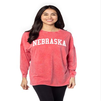 Chicka-d Women's Standard The Big Shirt, Cardinal