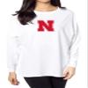 Chicka-d Women's Standard The Big Shirt, White view 1