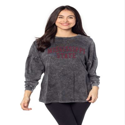 Chicka-d Women's Standard The Big Shirt, Graphite