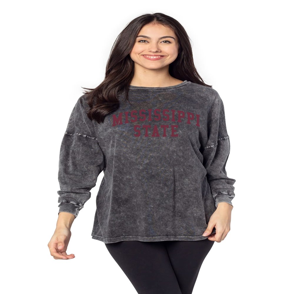 Chicka-d Women's Standard The Big Shirt, Graphite