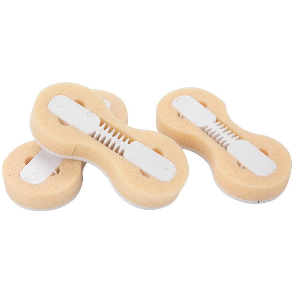 Uxsiya Fin FCS Plug, Professional FCS Fusion Fin Box Sturdy 3pcs for Standard FCS Base Fin(White)