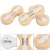Uxsiya Fin FCS Plug, Professional FCS Fusion Fin Box Sturdy 3pcs for Standard FCS Base Fin(White) view 3
