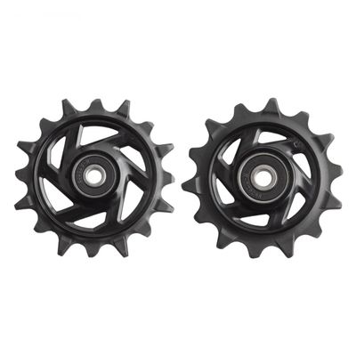 SRAM GX/X0 Eagle T-Type AXS Rear Derailleur Pulley Kit, 14t Upper & 16t Lower Steel Pulleys for SRAM RD-X0 & GX Eagle AXS Drivetrains, High-Performance, Durable Upgrade