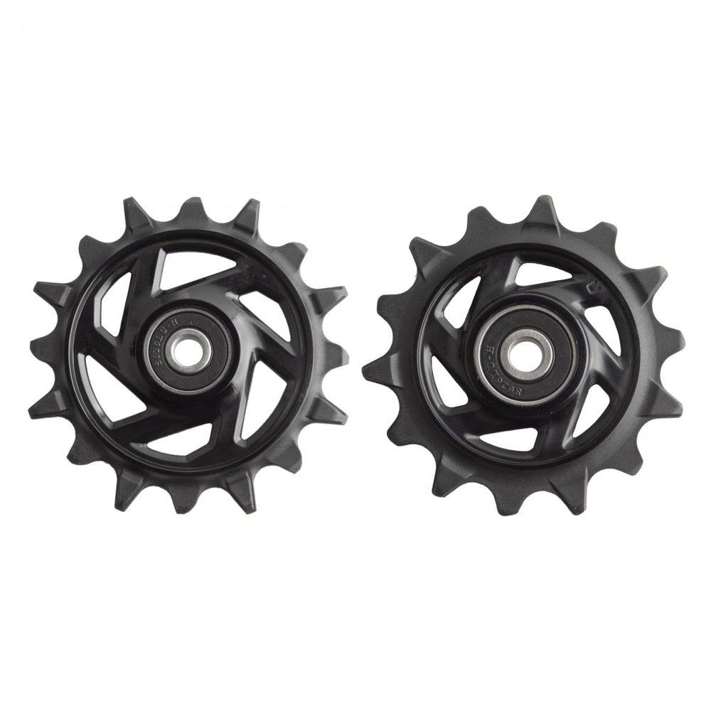 SRAM GX/X0 Eagle T-Type AXS Rear Derailleur Pulley Kit, 14t Upper & 16t Lower Steel Pulleys for SRAM RD-X0 & GX Eagle AXS Drivetrains, High-Performance, Durable Upgrade