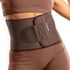 ActiveGear Waist Trimmer Belt Bundle for Men & Women  Sweat Band Waist Trainer Belt for a Toned Look - Reinforced Trim and Double Velcro (Red & Cocoa, Large: 9 x 46) view 3