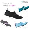 FITKICKS Original Women's Foldable Active Lifestyle Minimalist Footwear Barefoot Yoga Sporty Water Shoes - Black/Black, X-Large view 3