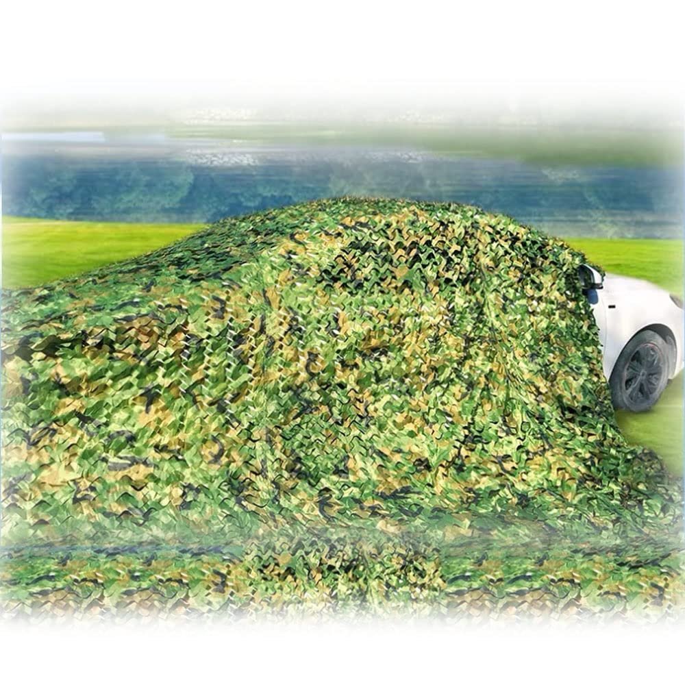 HCZION Camo Netting Mesh 3ft 6.5ft 10ft 13ft 16ft 20ft 23ft 26ft 30ft 33ft Military Camouflage Net Hunting Shutters Kids Fort Game Garden Decorations (Size : 10X40m(33ftX131ft))