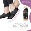 FITKICKS Original Women's Foldable Active Lifestyle Minimalist Footwear Barefoot Yoga Sporty Water Shoes - Heathered Black/Black, X-Large view 4