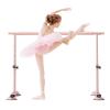 Ballet Barre Pink Steel Ballet Barre with Adjustable Height of 80-120cm, Used for Household/Dance Room/Pilates Exercise Pole (Size : 1.5M/5FT) view 1