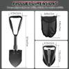 PLACHIDAY Digging Shovel, 18.5'' Lightweight Camping Shovel Portable High Carbon Steel Folding Mini Trowels for Outdoor Camping Backpacking Hiking Car Emergency Home Garden view 4