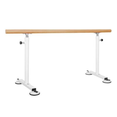 Ballet Barre Children's and Adults' Suction Cup Ballet Barre, Portable Steel Solid Wood Handle Extension Rod, Can Bear A Weight of 500kg (Color : White, Size : 2.5M/8.2FT)